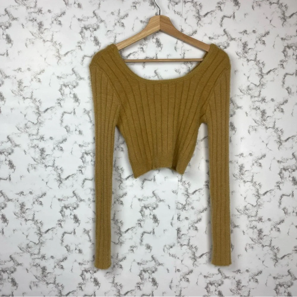 Double Zero Mustard Knit Sweater